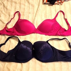 TWO like new bras